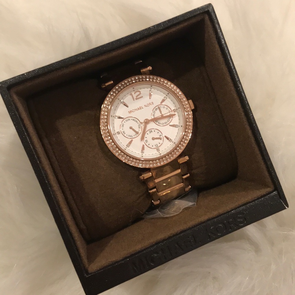 Rose Gold MK Watch